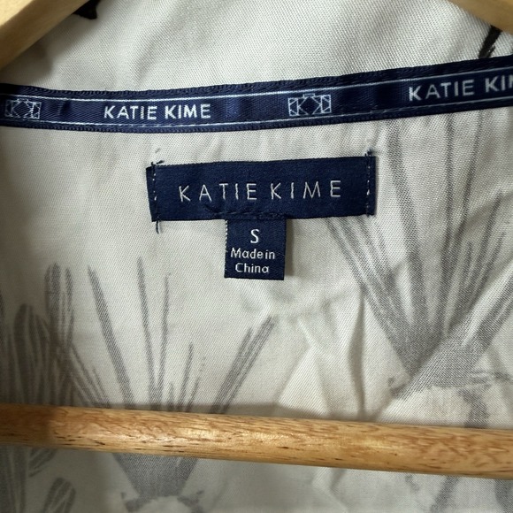 Katie Kime Marfa Texas Toile Pajama Pants Set White & Black Cowboy Western Sz S - Picture 4 of 12